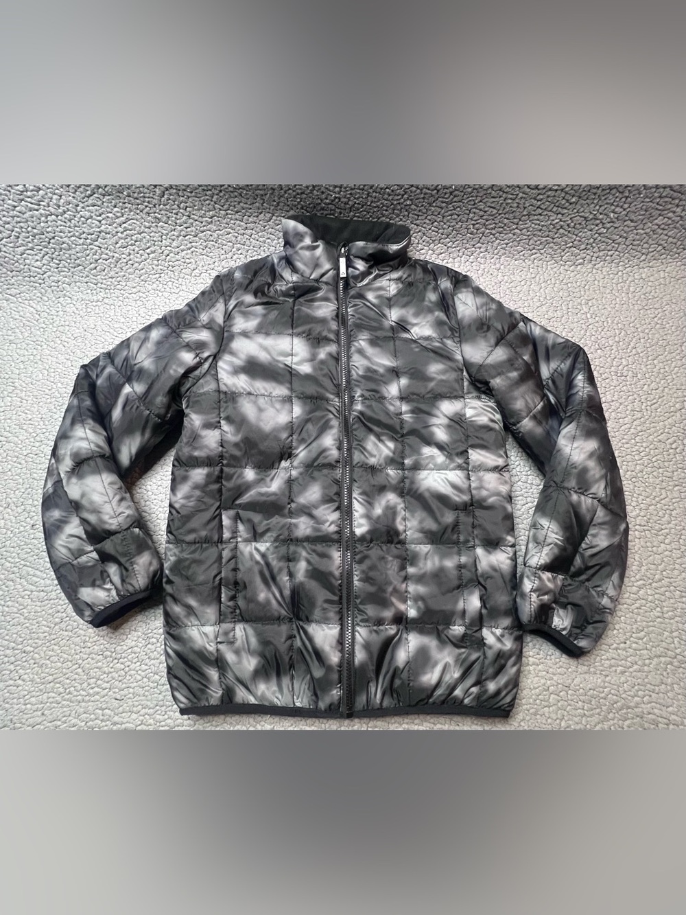 Gerry Puffer Jacket Little Boys Size Large 14-16 Gray And Black Light Jacket